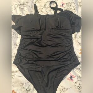 City Chic Black One Piece Swimsuit